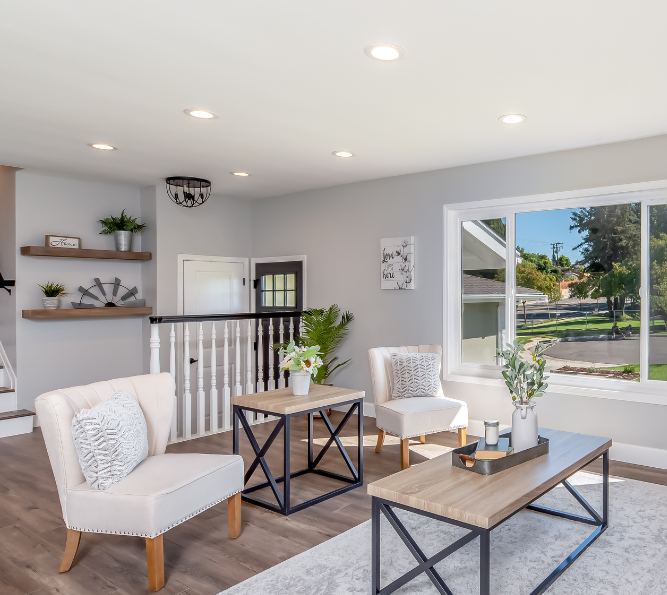 Modern living room renovation